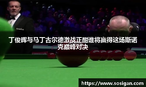 丁俊晖与马丁古尔德激战正酣谁将赢得这场斯诺克巅峰对决